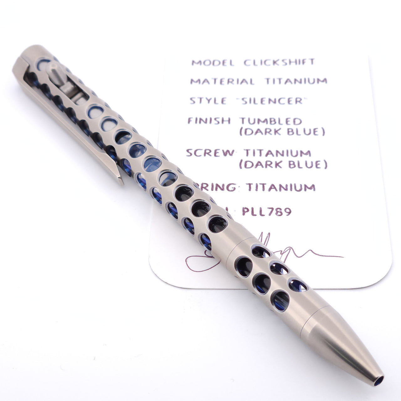 PenLab™ Custom Pen: PLL789 - "Silencer"