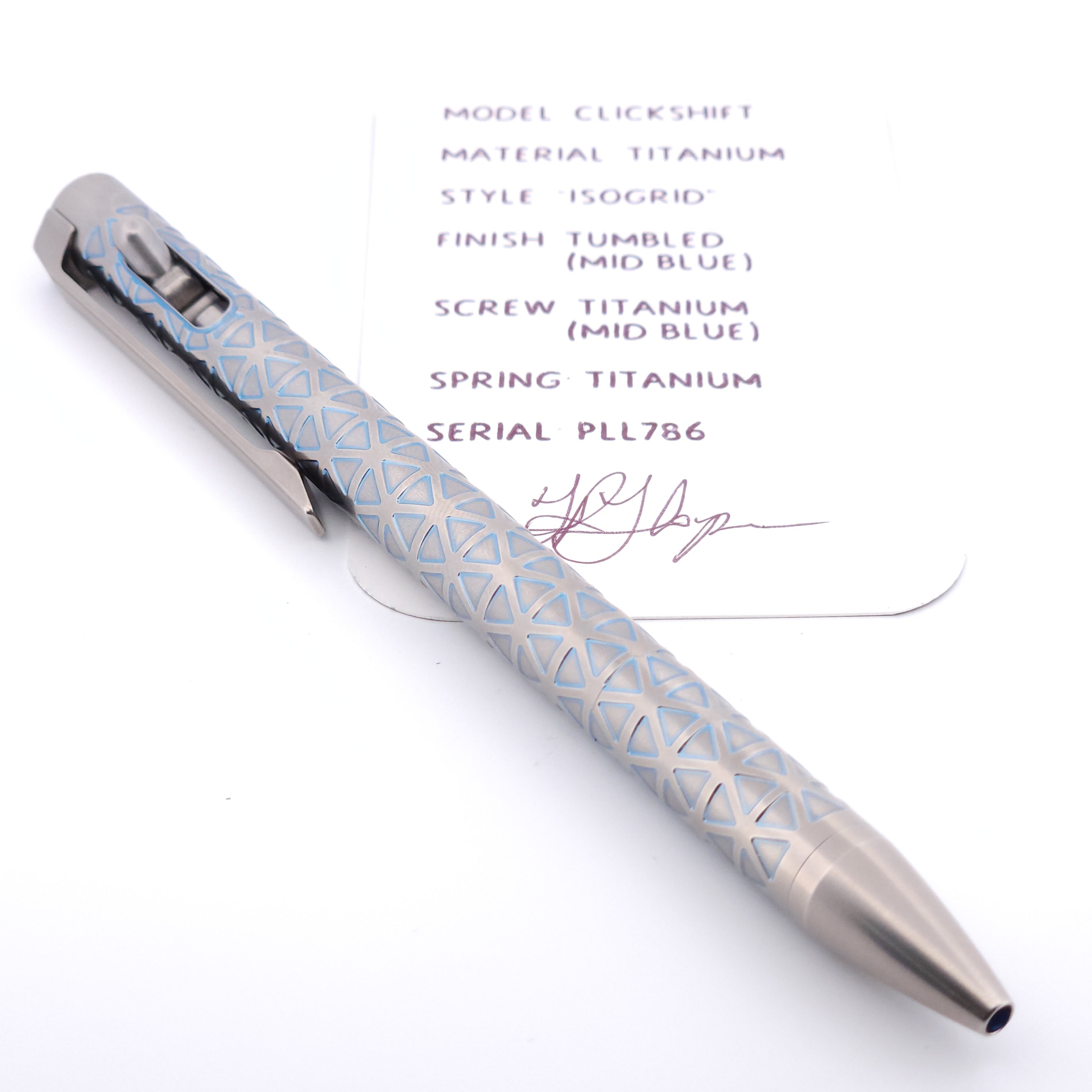 PenLab™ Custom Pen: PLL786 - "Isogrid"
