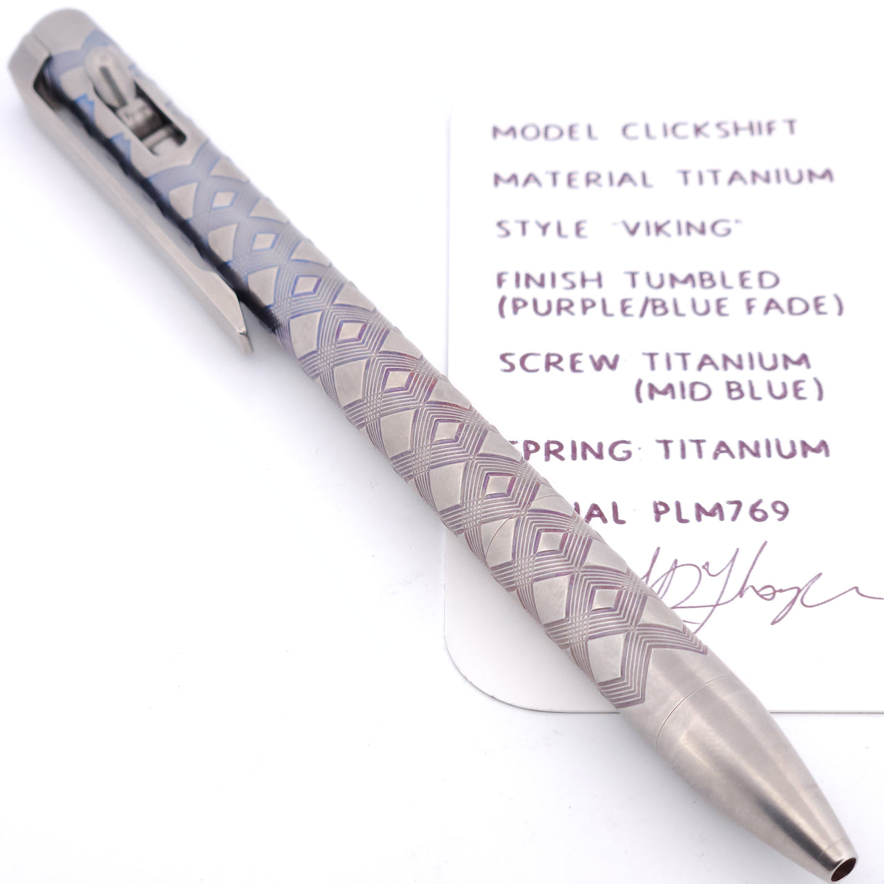 PenLab™ Custom Pen: PLM769 - "Viking"
