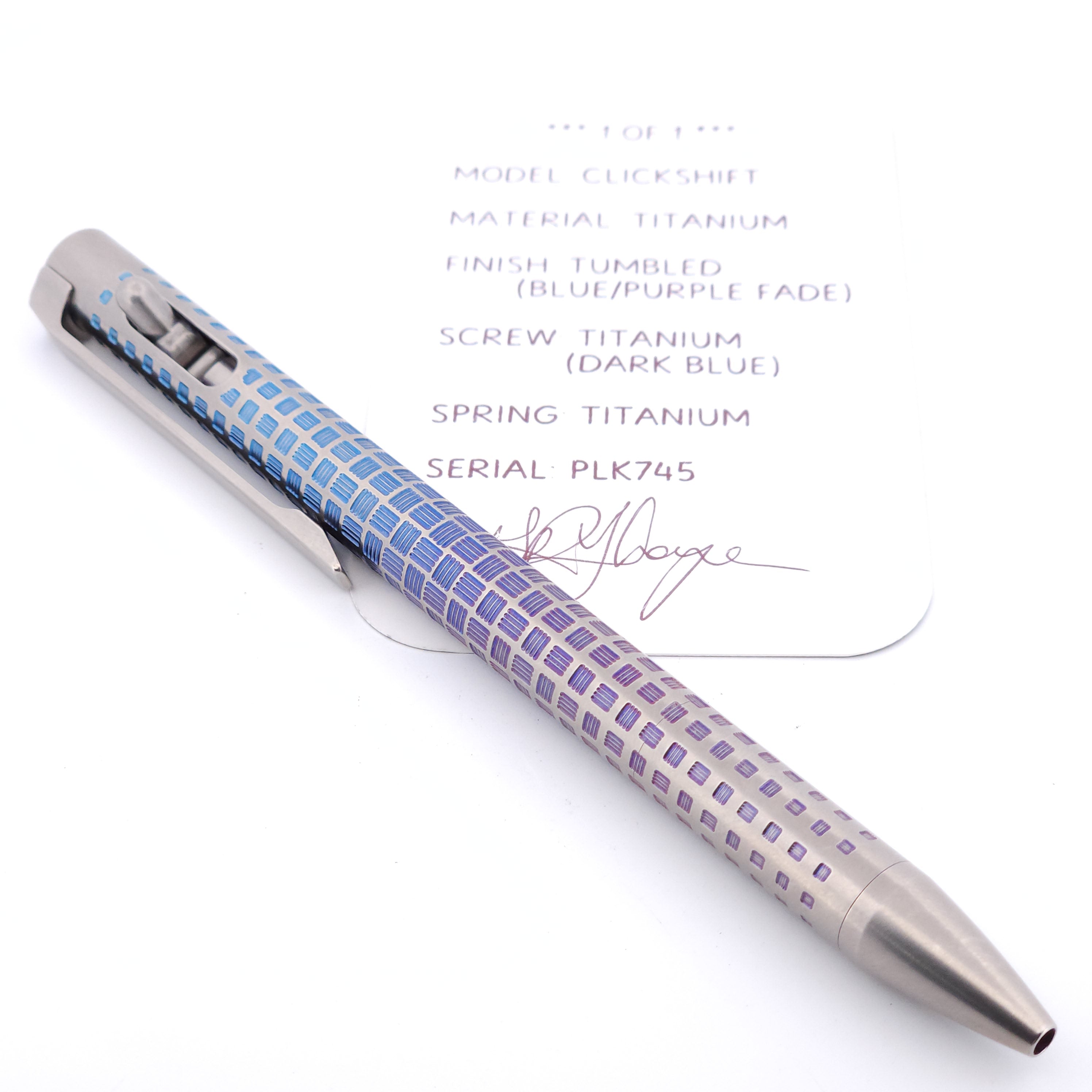 PenLab™ Custom Pen: PLK745 * 1 of 1 *