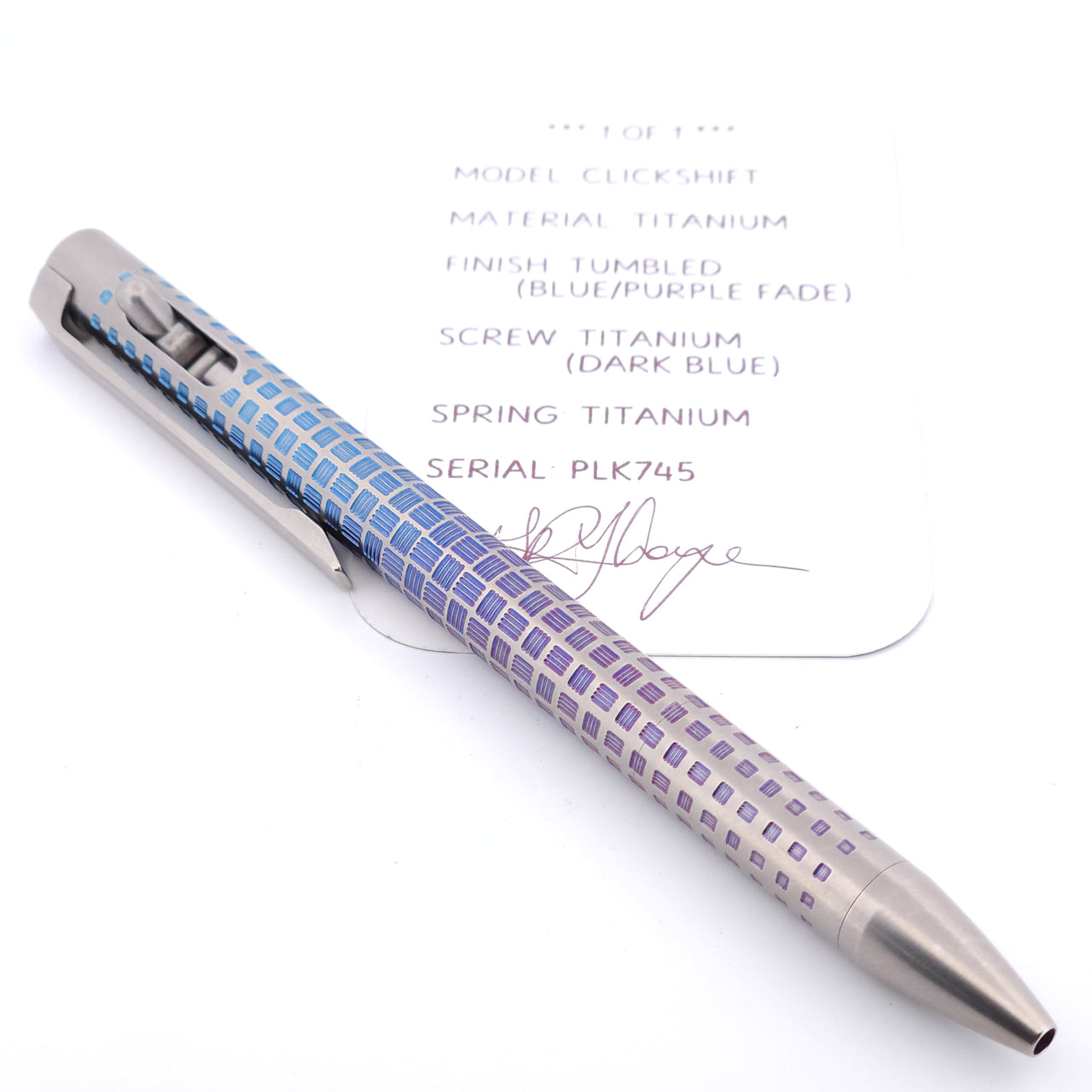 PenLab™ Custom Pen: PLK745 * 1 of 1 *