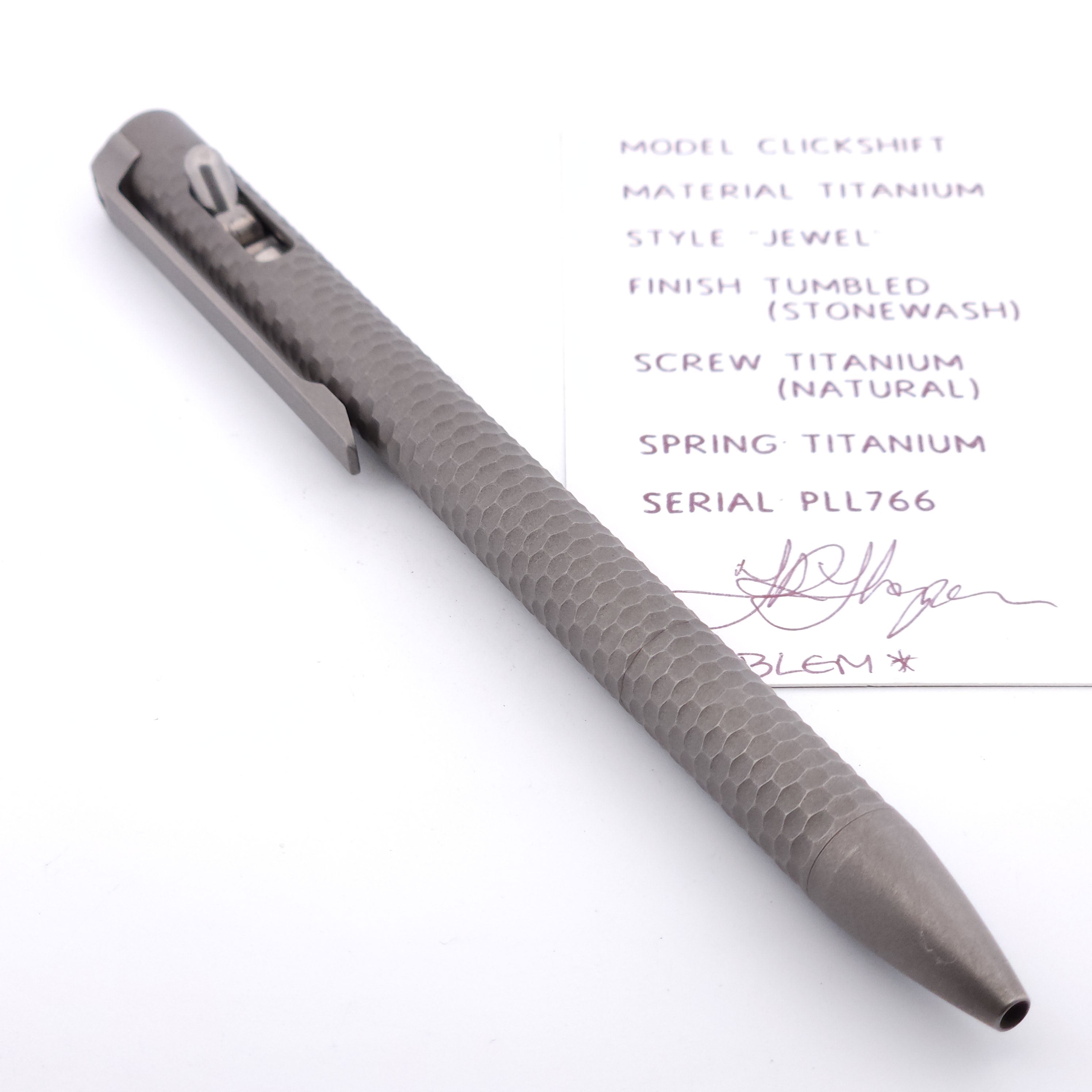 PenLab™ Custom Pen: PLL766 - "Jewel" *BLEM*