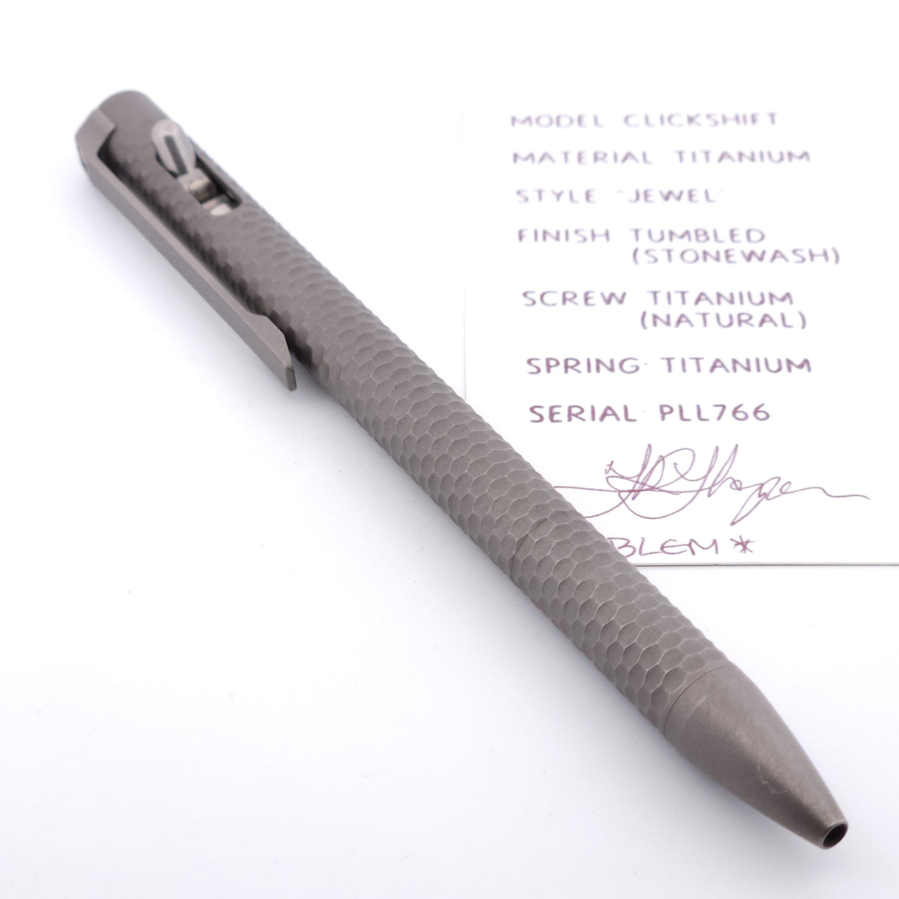 PenLab™ Custom Pen: PLL766 - "Jewel" *BLEM*