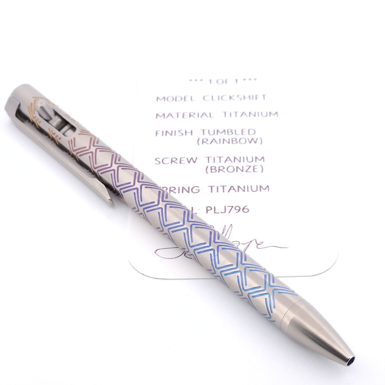 PenLab™ Custom Pen: PLJ796 * 1 of 1 *