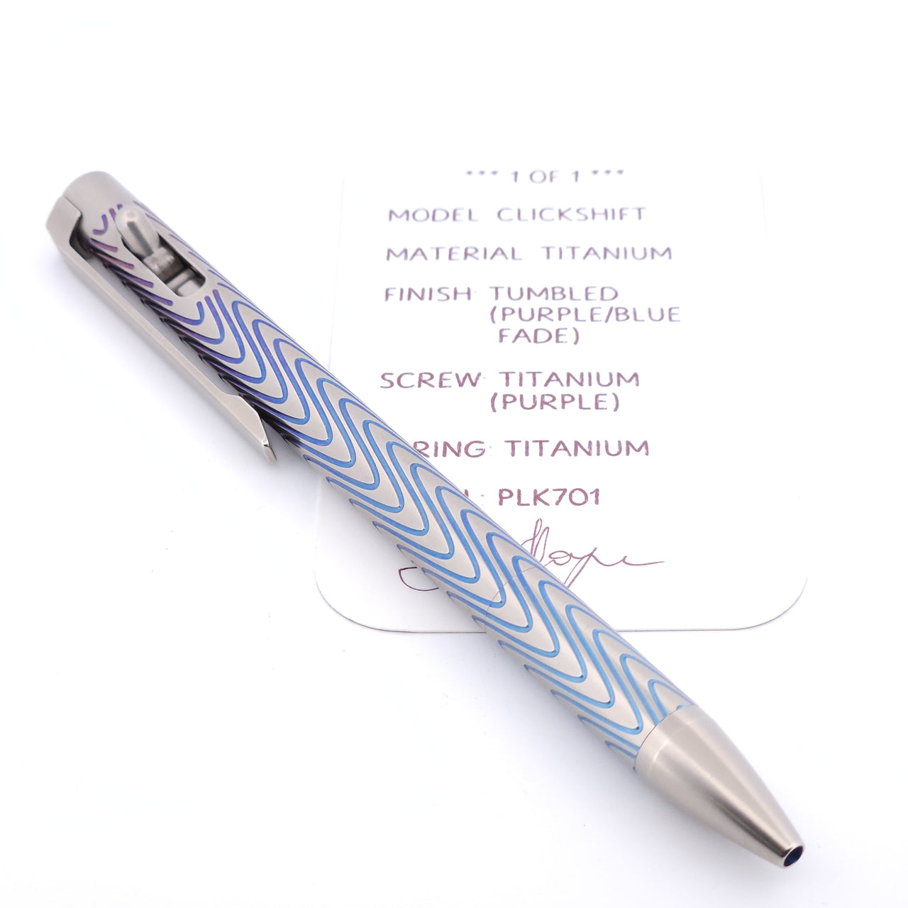 PenLab™ Custom Pen: PLK701 * 1 of 1 *